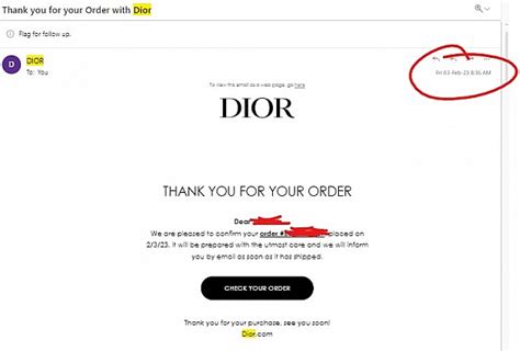 dior order|how to cancel dior order.